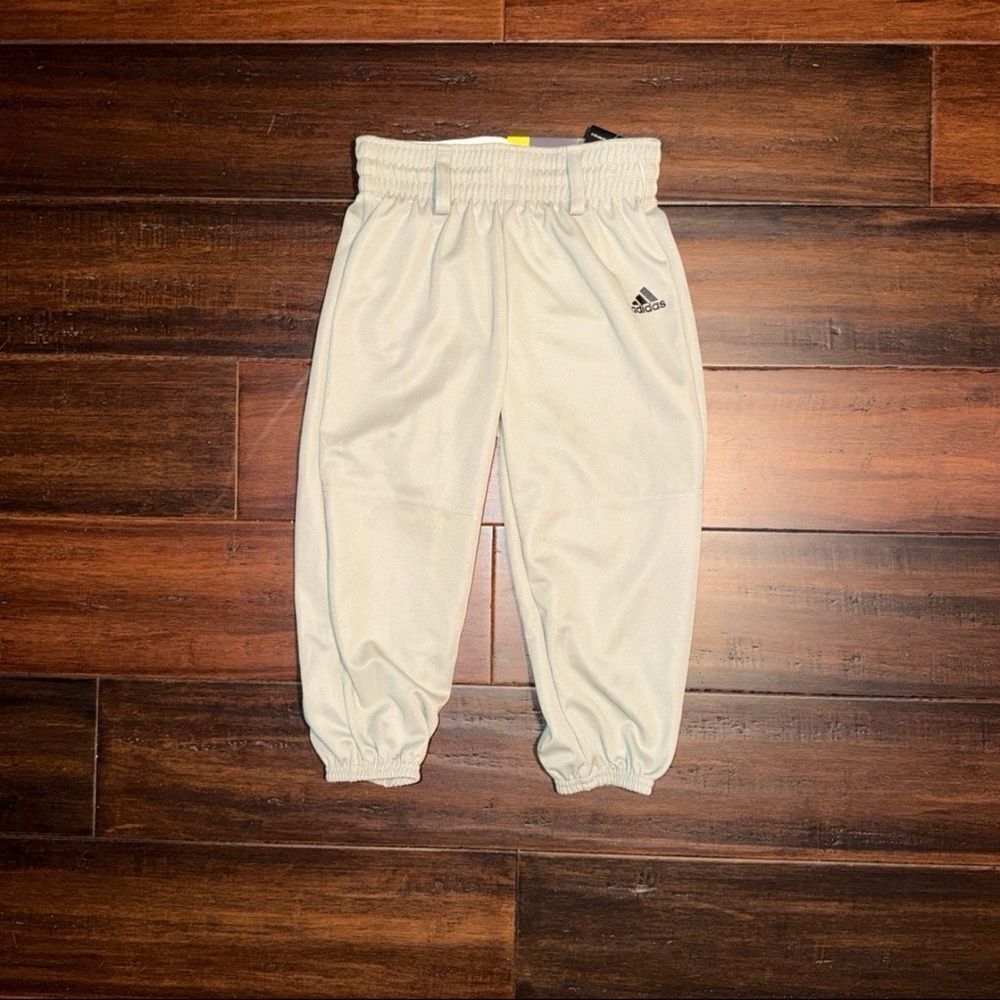 Adidas Youth Pull-Up Pants/ Elastic Bottom